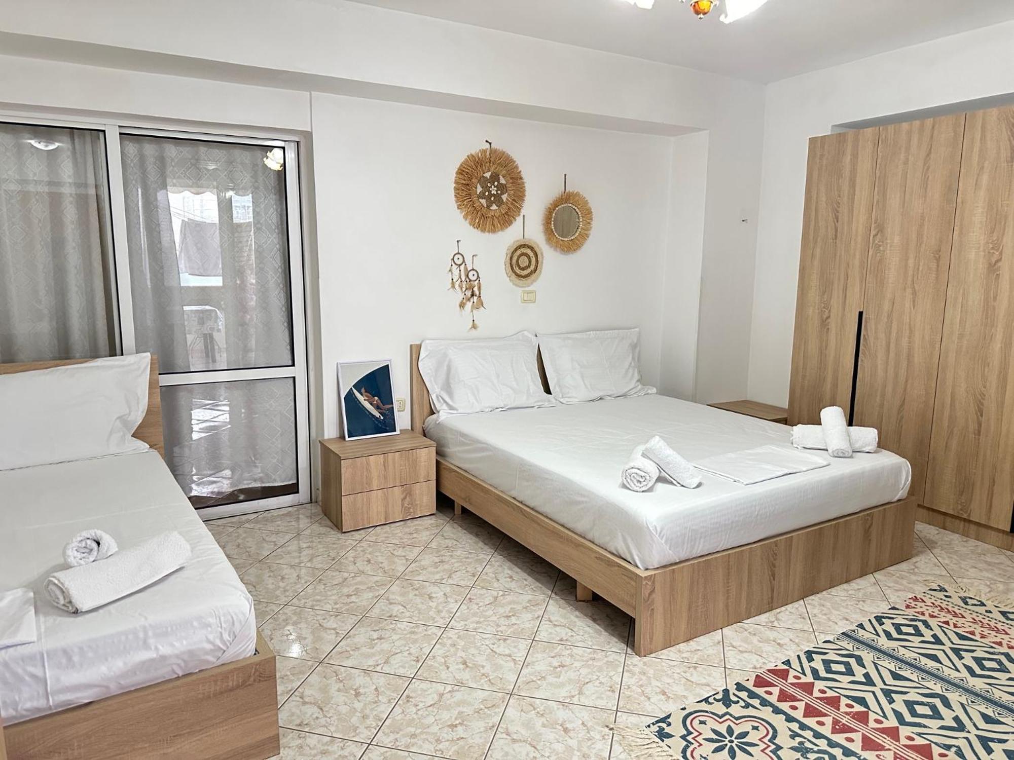 Boho Coastal Retreat Apartment Sarandë Exterior foto